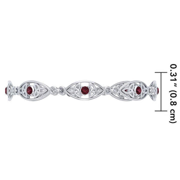 Triquetra Silver Bracelet TBG348 - Jewelry